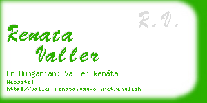 renata valler business card