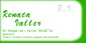 renata valler business card